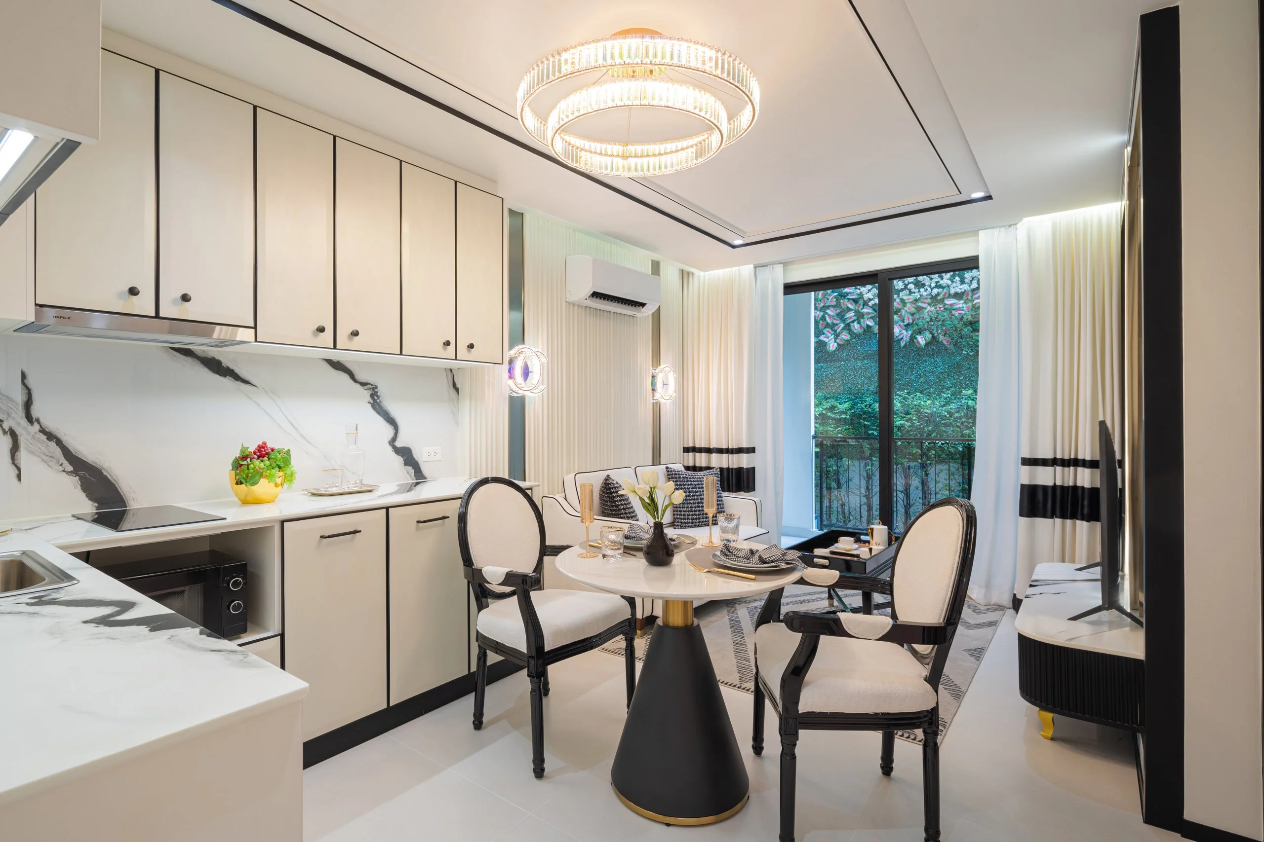 Innenansicht, 2-Schlafzimmer, Embassy Life, Jomtien, Pattaya — Sky Thai Property