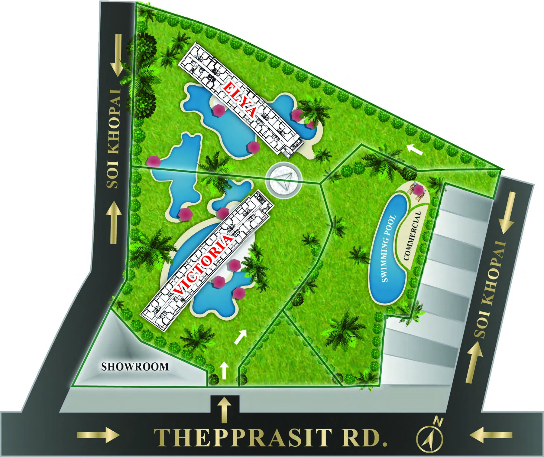 Projektbild, Marina Golden Bay, Wongamat Beach, Pattaya — Sky Thai Property