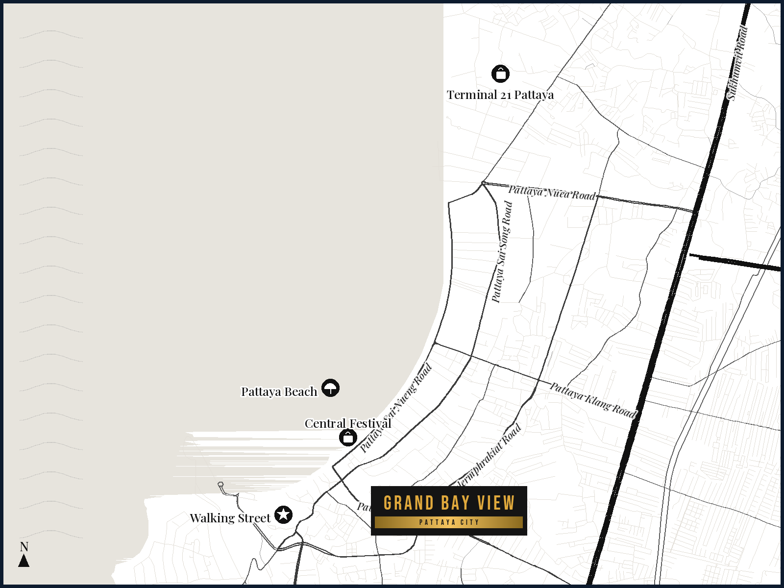 Ausblick, Grand Bay View, Pattaya City — Sky Thai Property