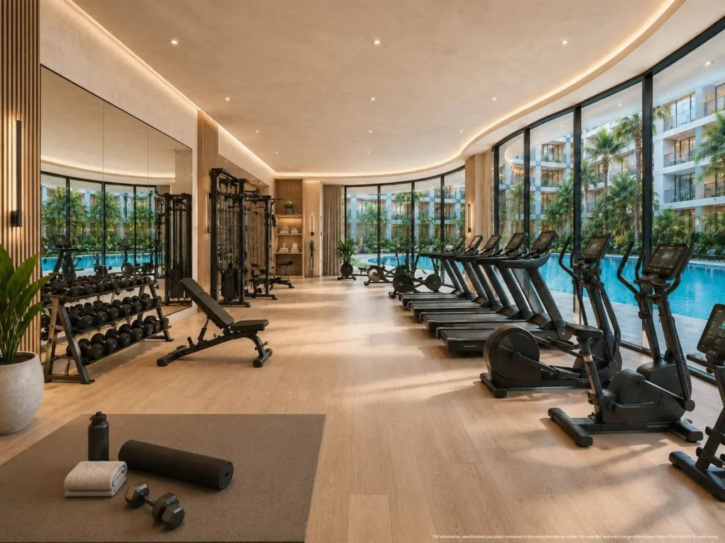 Fitnessbereich, Love It Wongamat, Wongamat Beach, Pattaya — Sky Thai Property