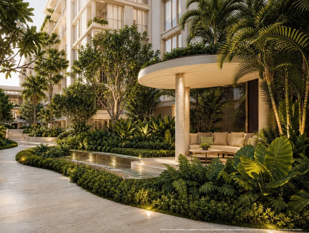 Gartenanlage, Love It Wongamat, Wongamat Beach, Pattaya — Sky Thai Property