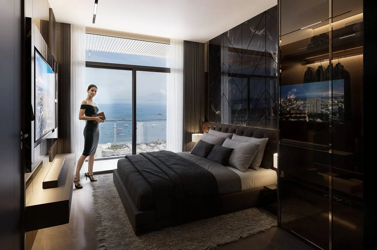 Innenansicht, Studio, Grand Bay View, Pattaya City — Sky Thai Property