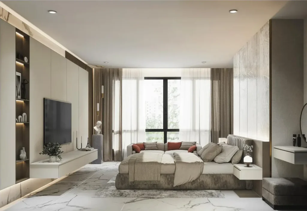 Innenansicht, 2-Schlafzimmer, Avenue Boutique, Jomtien Second Road, Pattaya — Sky Thai Property