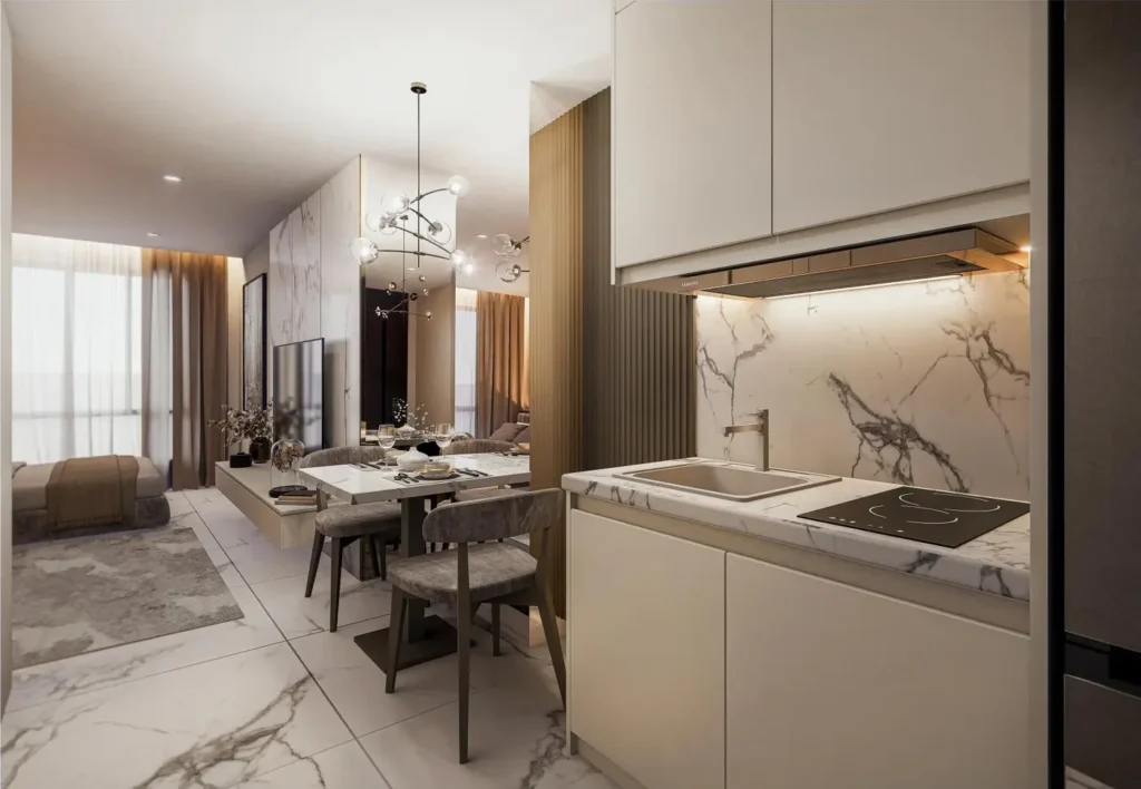 Innenansicht, Studio, Avenue Boutique, Jomtien Second Road, Pattaya — Sky Thai Property