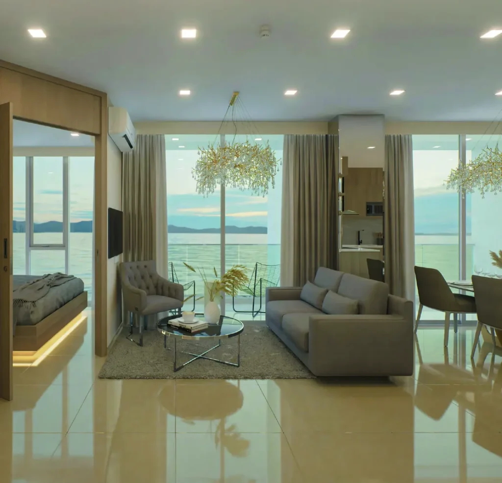 Innenansicht, Marina Golden Bay, Wongamat Beach, Pattaya — Sky Thai Property