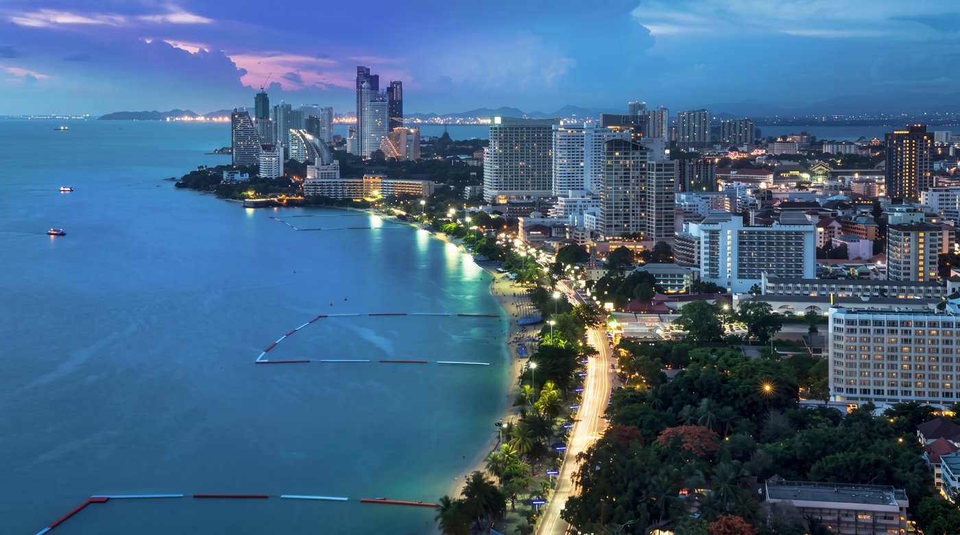 Die Bucht von Pattaya, Thailand